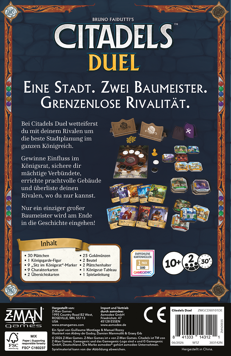 Citadels Duel, deutsch