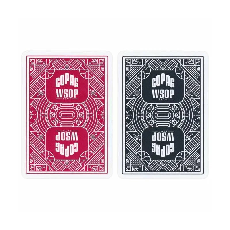Copag "WSOP" - Set mit 2 Pokerkarten Decks aus 100 % Kunststoff, sprachunabhängig