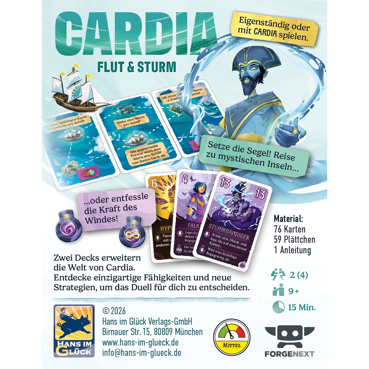 Flut & Sturm - Cardia, deutsch