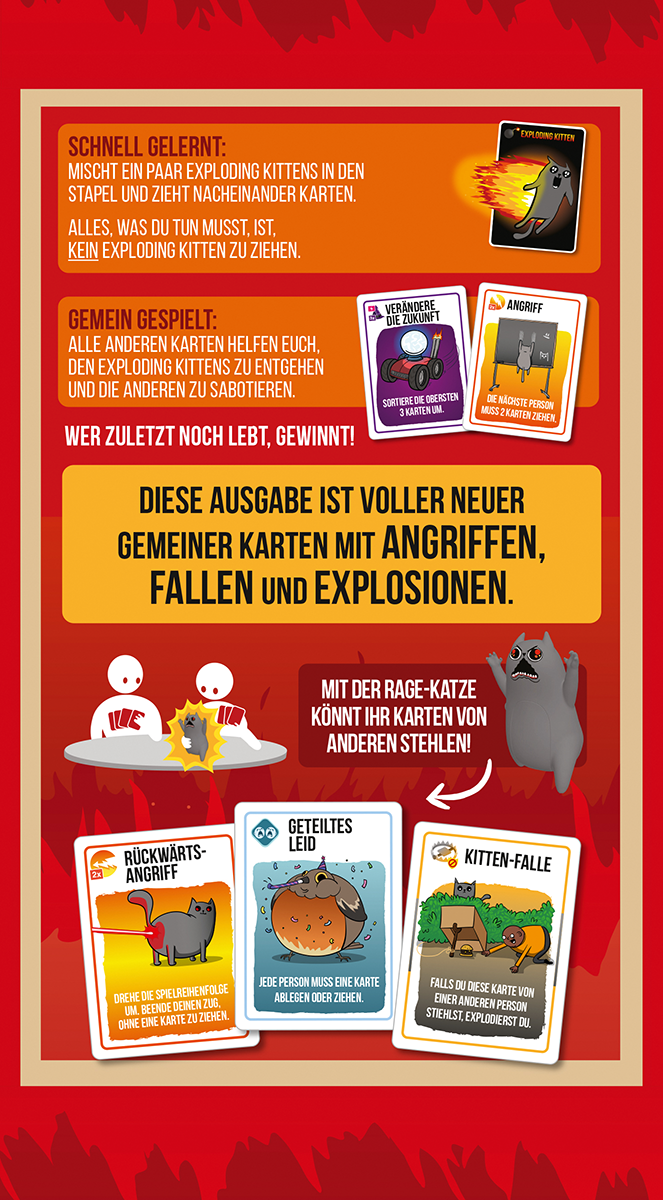 Rage Mode - Exploding Kittens, deutsch
