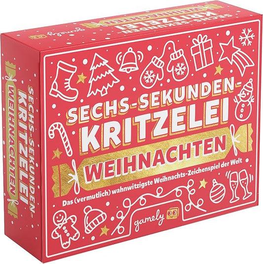 Sechs Sekunden Kritzelei Weihnachten