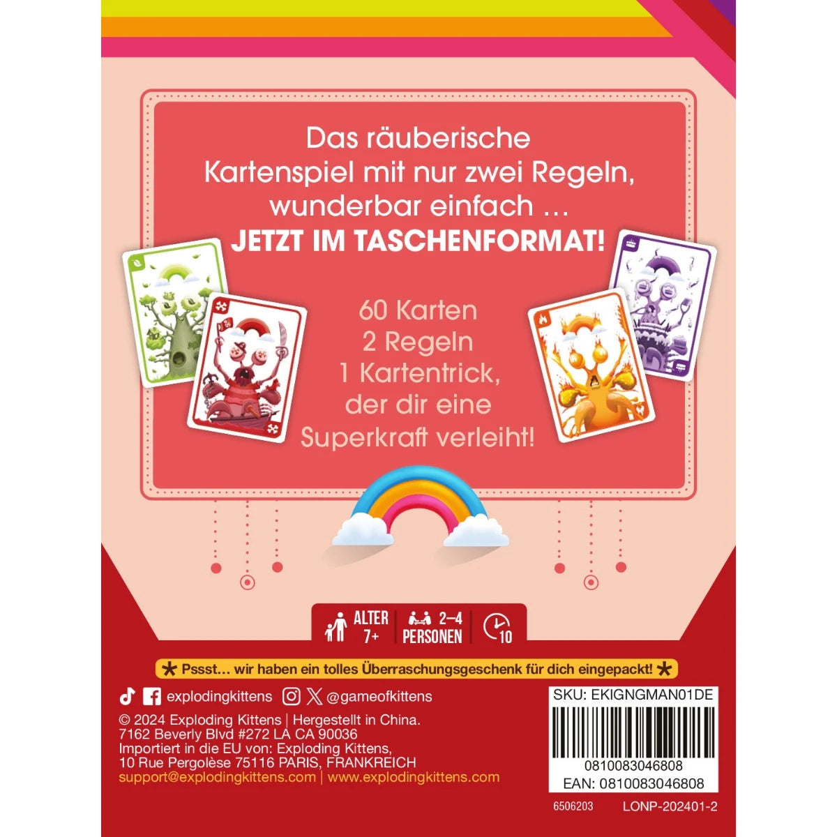 Mantis: Grab & Game, deutsch