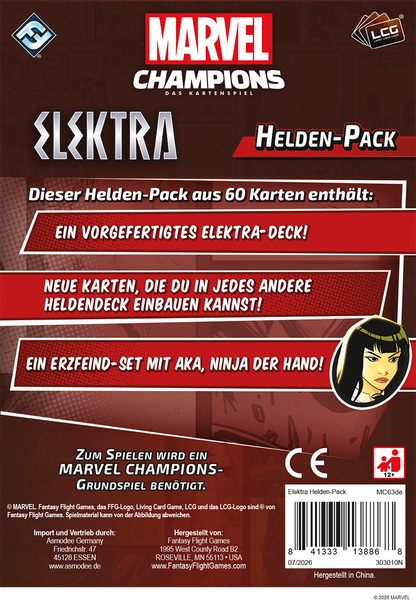 Elektra - Marvel Champions: Das Kartenspiel, deutsch (Erw.)