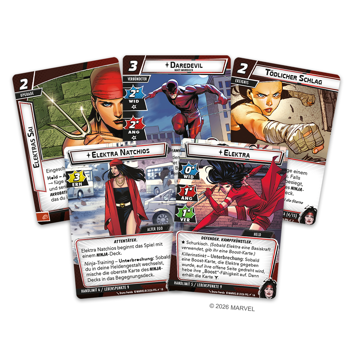 Elektra - Marvel Champions: Das Kartenspiel, deutsch (Erw.)