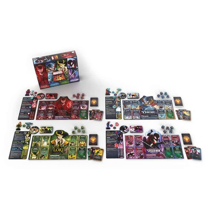 Dice Throne Marvel: Scarlet Witch, Thor, Loki, Spider-Man EN