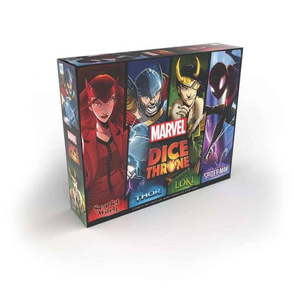 Dice Throne Marvel: Scarlet Witch, Thor, Loki, Spider-Man EN