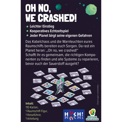 Oh no, we crashed, deutsch