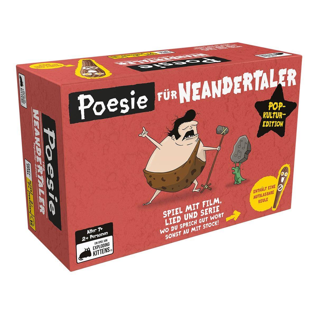Popkultur-Edition - Poesie für Neandertaler, deutsch
