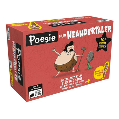 Popkultur-Edition - Poesie für Neandertaler, deutsch