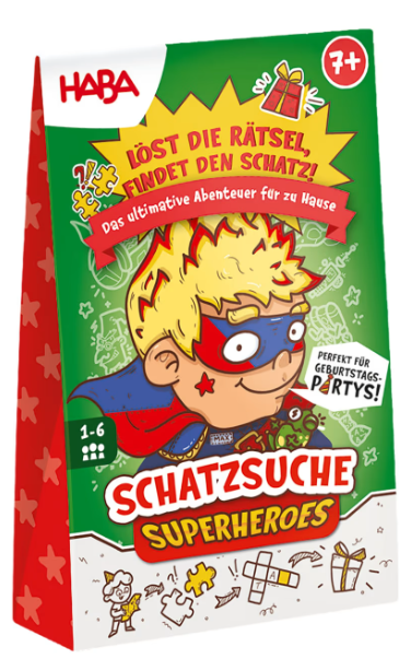 Schatzsuche Superheroes, deutsch