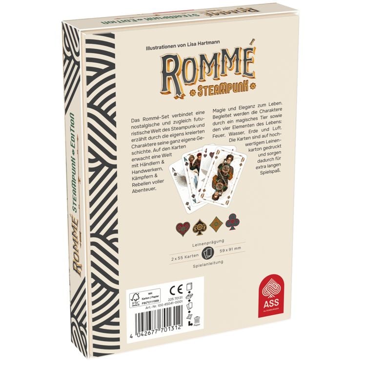 Steampunk - Romme, deutsch