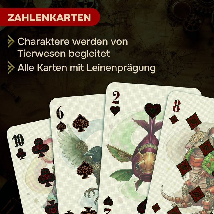 Steampunk - Romme, deutsch