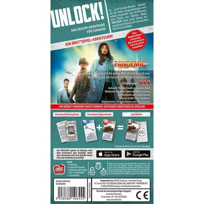 Unlock! Game Adventures: Pandemic (Einzelszenario)