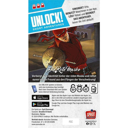 Die Rote Maske - Unlock! Short Adventures, deutsch