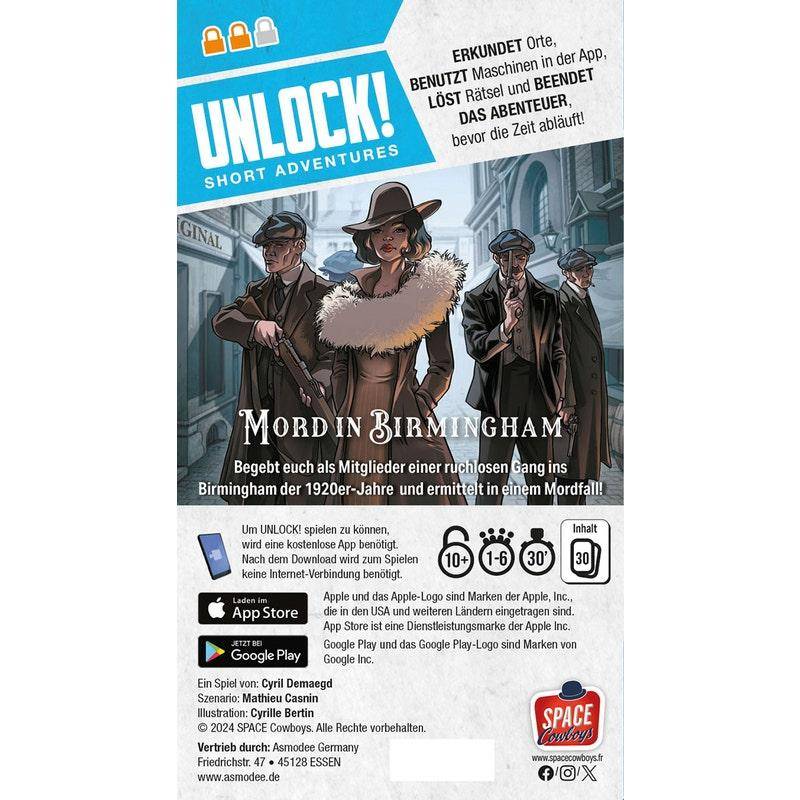 Mord in Birmingham - Unlock! Short Adventures, deutsch