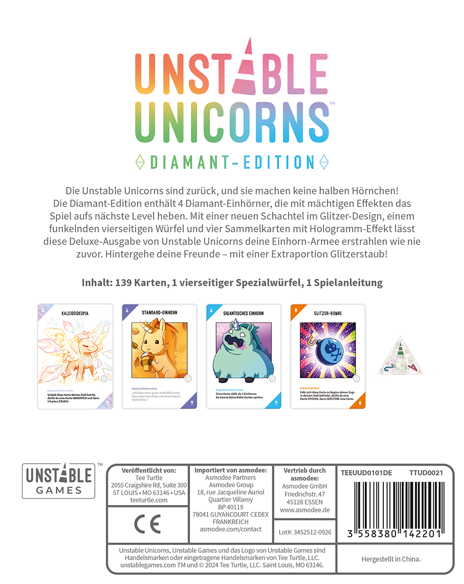 Unstable Unicorns: Diamant-Edition, deutsch