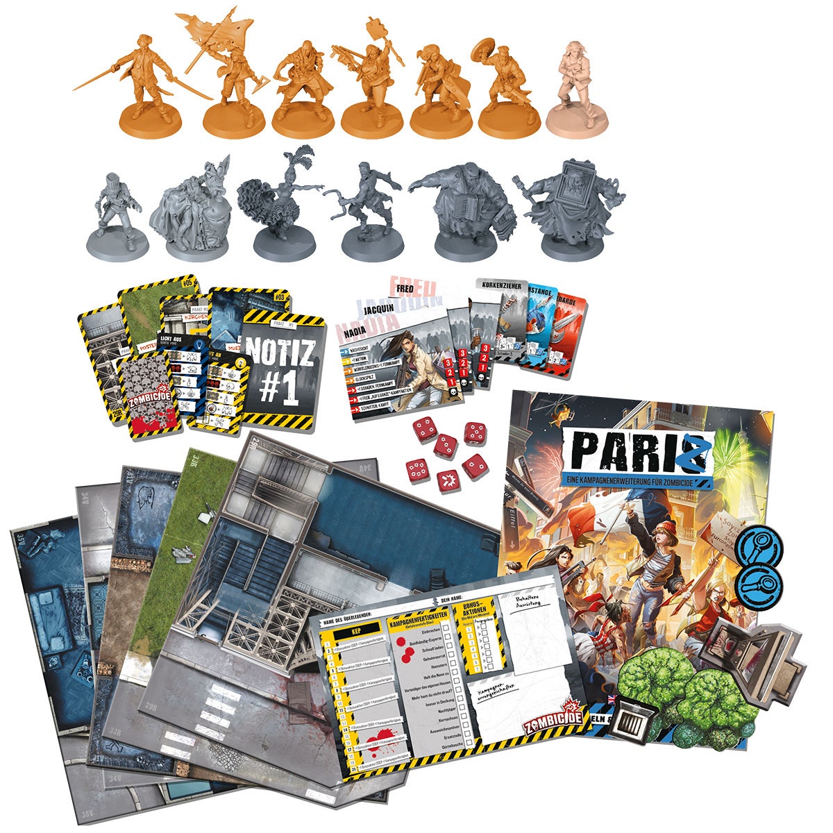 PariZ - Zombicide 2. Edition, deutsch (Erw.)