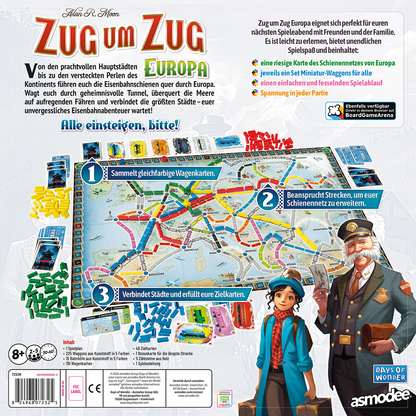 Zug um Zug: Europa, deutsch